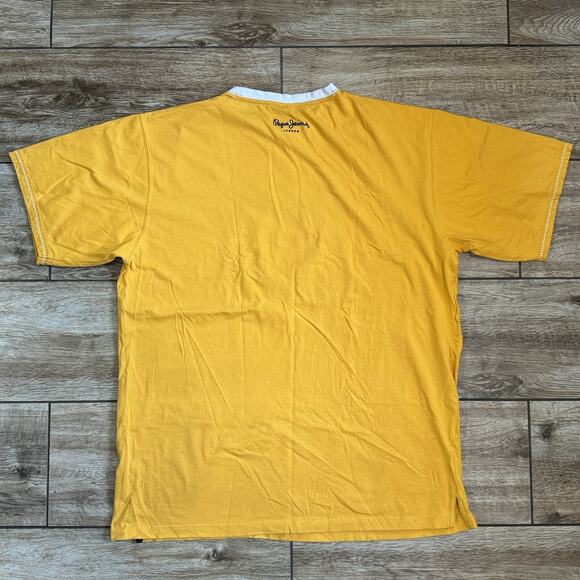 Pepe Jeans London UK W11 T Shirt 3XL Yellow - Picture 5 of 15